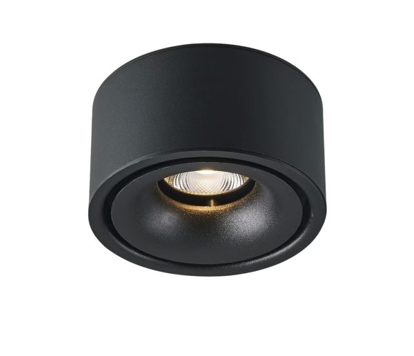 Spot LED cu montare pe suprafață 10W Negru 4000K BRIDGELUX-CHIP
