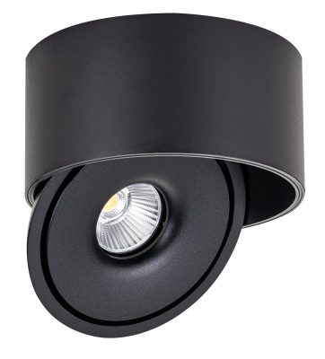 Downlight LED COB 20W ROTUND ROTATIV NEGRU - BRIDGELUX