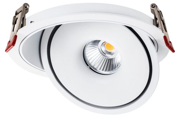 Downlight LED COB 30W ROTUND ROTATIV ALB – BRIDGELUX