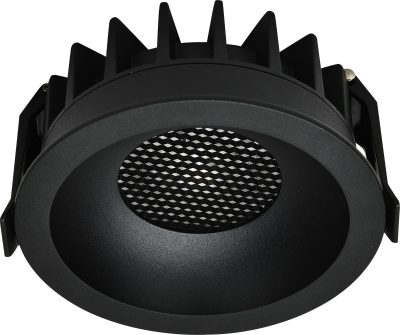 Downlight LED COB 10W CCT ROTATĂ NEGRU - BRIDGELUX