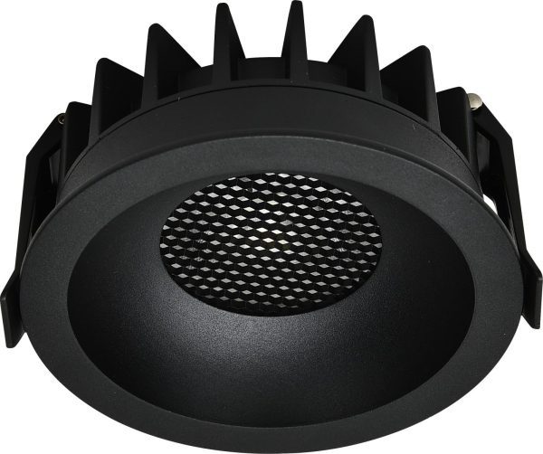 Downlight LED COB 10W CCT ROTATĂ NEGRU – BRIDGELUX