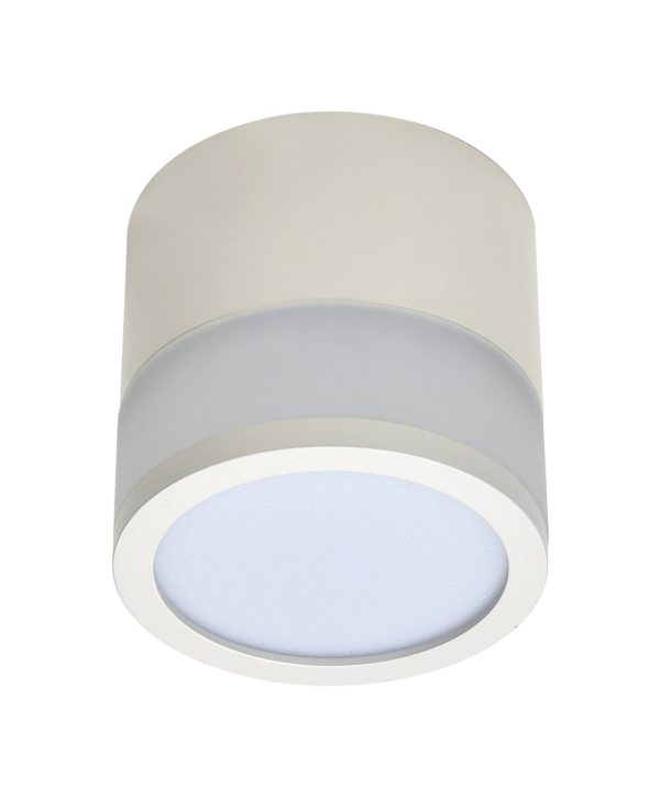 Spot LED COB pentru suprafață, 12W, rotund, alb