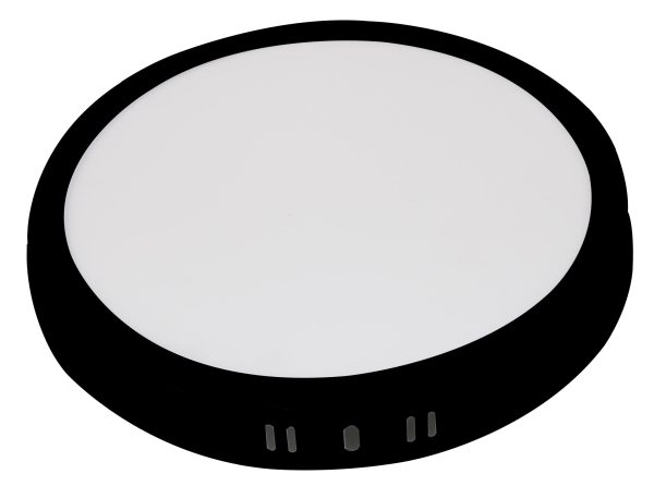 Panou LED de Suprafață Pătrat 3CCT Negru