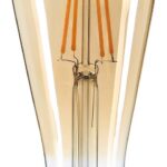 Led BEC ST64 8W 700Lm 2500K E27 220-240V STICLĂ AURIE