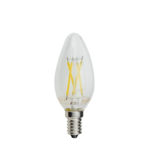 Led BEC C35 4W 400Lm E14 175-265V 4500K FILAMENT