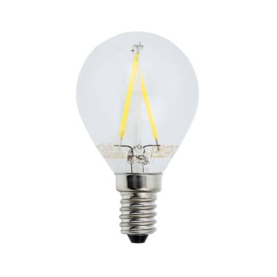 Led BEC G45 2W 200Lm E14 175-265V 6000K FILAMENT