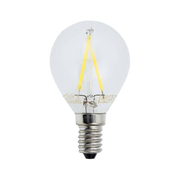 Led BEC G45 2W 200Lm E14 175-265V 6000K FILAMENT