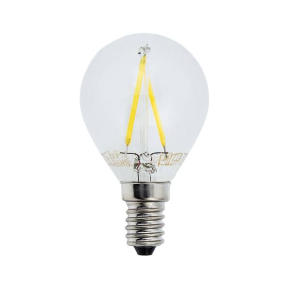 Led BEC G45 2W 200Lm E14 175-265V 2700K FILAMENT