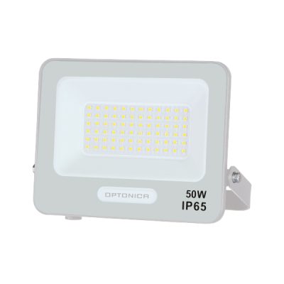 PROIECTOR Led SMD CORP ALB IP65 CU CABLU DE 15 CM 50W ALB CALD