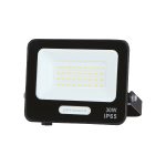PROIECTOR Led SMD CORP NEGRU IP65 CU CABLU DE 15 CM 30W ALB CALD