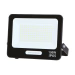 PROIECTOR Led SMD CORP NEGRU IP65 CU CABLU DE 15 CM 100W LUMINA ALBA