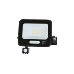 PROIECTOR Led SMD IP65 CORP NEGRU CU SENZOR 10W ALB CALD