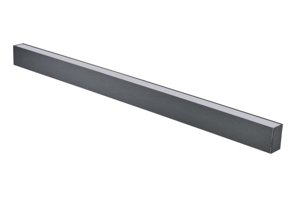 Lampă liniară LED din plastic, 38W, 3CCT, ALB