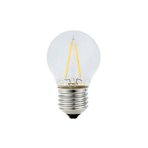 Led BEC G45 2W 200Lm E27 175-265V 2700K FILAMENT