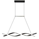 LAMPĂ PENDANT LED 28W/2240LM NIsip NEGRU 3000K 175-265V
