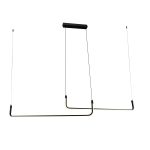 LAMPĂ PENDANT LED 25W/2000LM NIsip NEGRU 3000K 175-265V