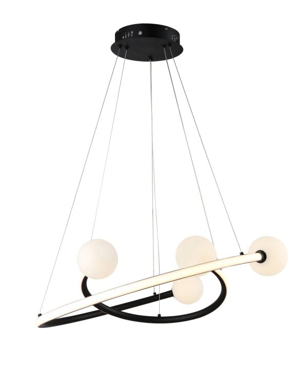 LAMPĂ PENDANT LED 36W/2880LM NEIJU NEGRU 3000K 175-265V