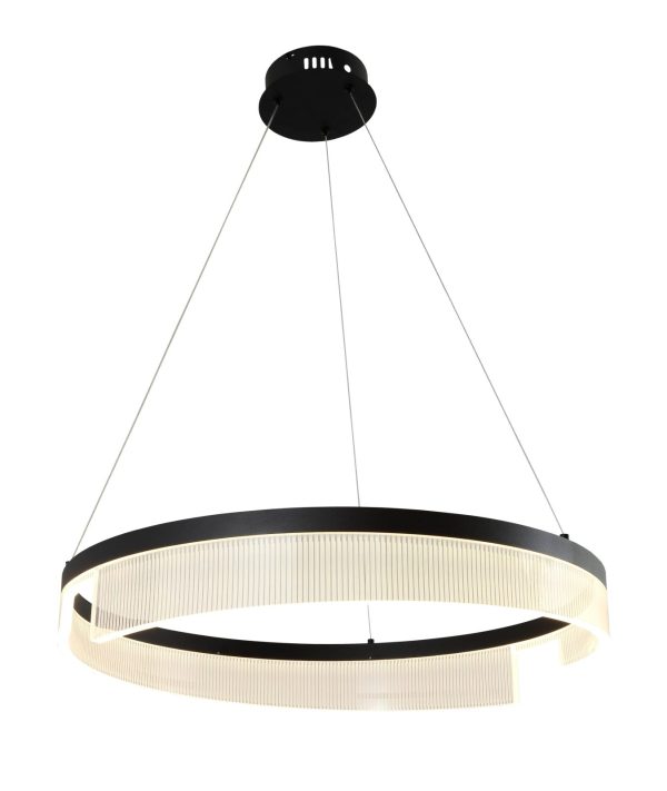 LAMPĂ PENDANT LED 23W/1840LM NEIJU NEGRU 3000K 175-265V