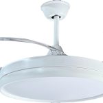 Ventilator LED de Tavan 36W/3CCT Alb + Telecomanda