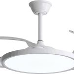 Ventilator LED Tavan 36W/3CCT Alb Slim + Telecomanda