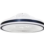 LED Ventilator Tavan 36W/3CCT Alb/Negru + Telecomanda