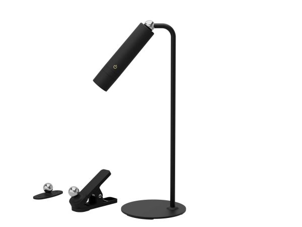 Lampa de Masa LED Multifunctionala Wireless 3W 4000K Negru