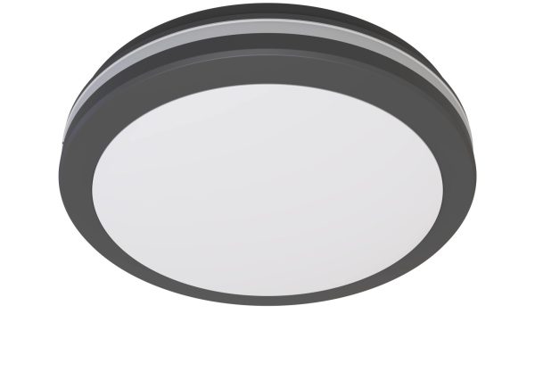 Plafoniera exterioara LED Neagra 20W CCT IP65