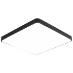 Led Plafoniera PĂTRAT 5630SMD 64W AC175-260V 4800Lm 3000K - NEGRU
