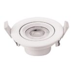 7W Led Cob SPOT DE ÎNCORPORAT CERC ROTABIL AC100-240V 525Lm 4500K