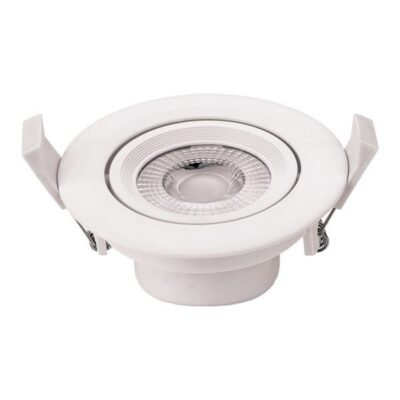 7W Led Cob SPOT DE ÎNCORPORAT CERC ROTABIL AC100-240V 525Lm 4500K