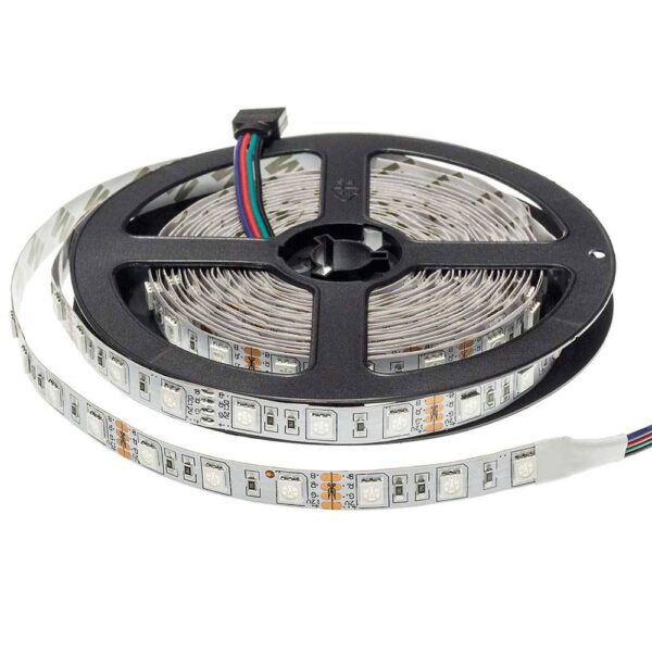 Led BANDA 5050 60 SMD/m RGB NON-IMPERMEABIL – 5m/rola