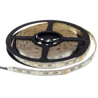 Led BANDA RGBWW 60L/M 24V 12MM 16W/M 1600Lm/M IP65 - 5m/rola