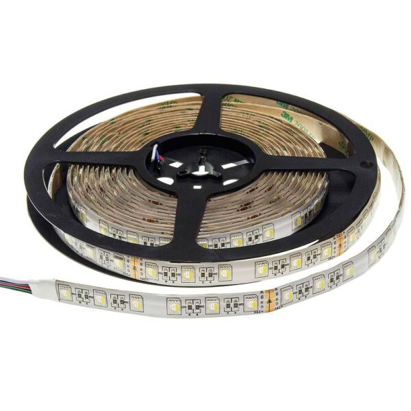 Led BANDA RGBWW 60L/M 12V 12MM 16W/M 1600Lm/M IP65 – 5m/rola