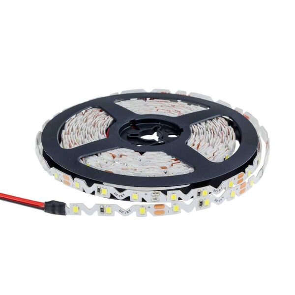 Led S-STRIP 2835 IP65 60Led-uri/m, 6mmW DC12V, 7.2W/m 5m/rola 6500K – 5m/rola