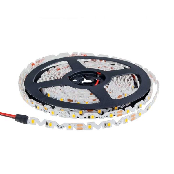 Led S-STRIP 2835 IP65 60Led-uri/m, 6mmW DC12V, 7.2W/m 5m/rola 3000K – 5m/rola