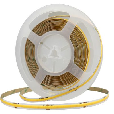Led Cob BANDA 24V 320SMD/m 3000K IP20 10W/M RA90 - 5m/rola