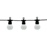 SIRUL DE LUMINA ALBA EXTERIOR CU BECURI 2700K 10BUC/G45 IP65 8M