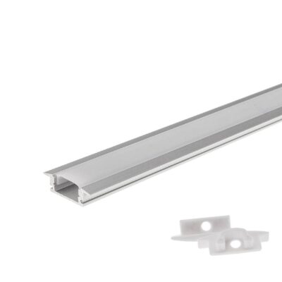 PROFIL ALUMINIU PENTRU BANDA Led GRI 6 mm L=1m - INCORPAT