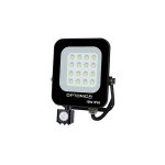PROJECTOR Led SMD NEGRU 10W 900Lm AC220-240V 90° IP65 2700K + SENSOR