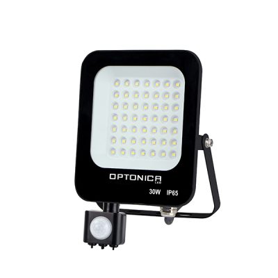 PROJECTOR Led SMD NEGRU 30W 2700Lm AC220-240V 90° IP65 6000K + SENSOR