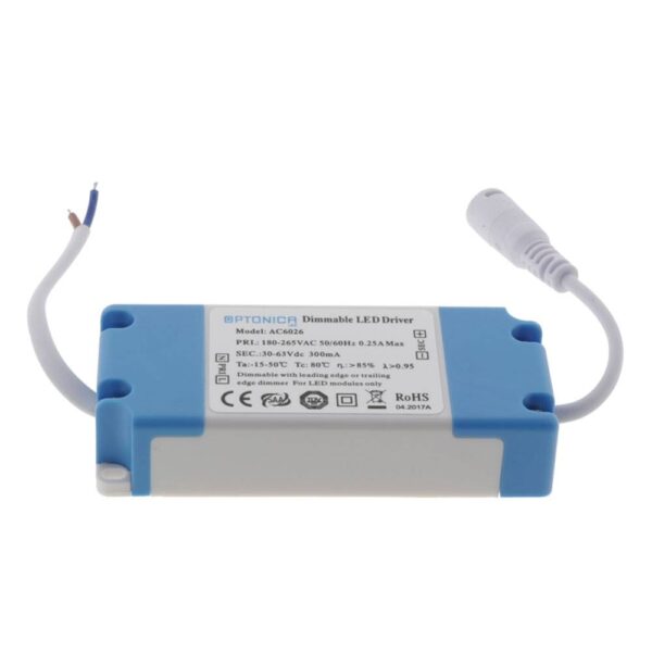 DIMMABLE DRIVER 220V 10-18*1W 300MA