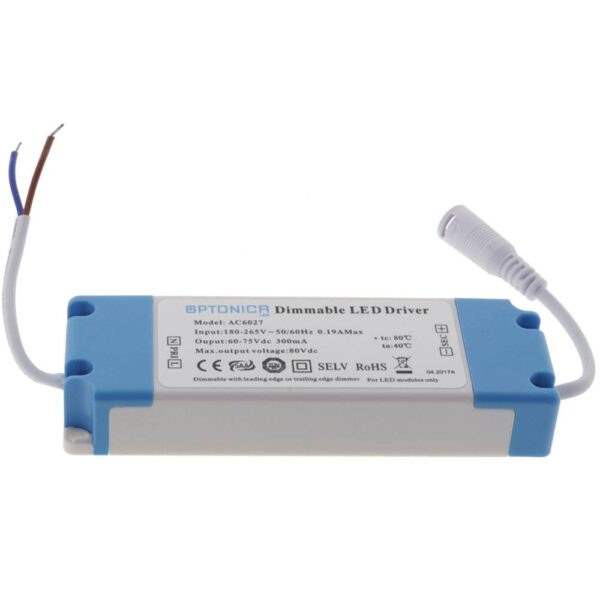 DIMMABLE DRIVER 220V 20-30*1W 300MA