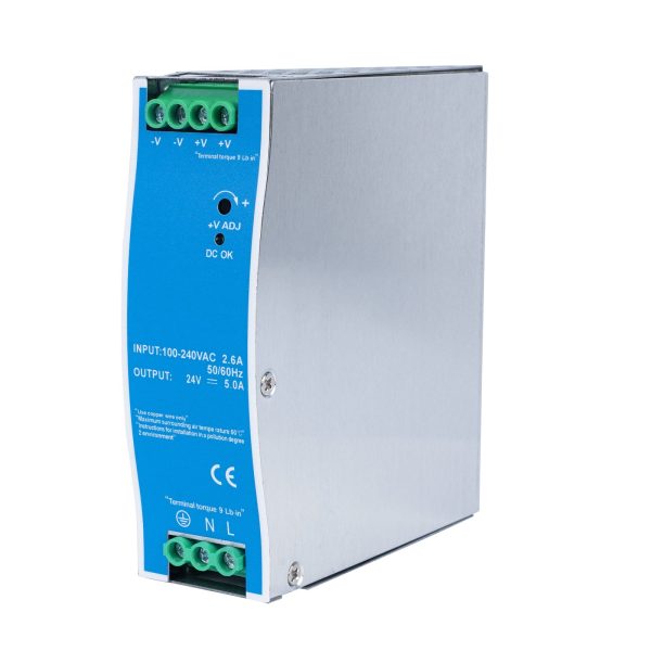 Alimentare SINĂ DIN 120W 12V/10A IP20