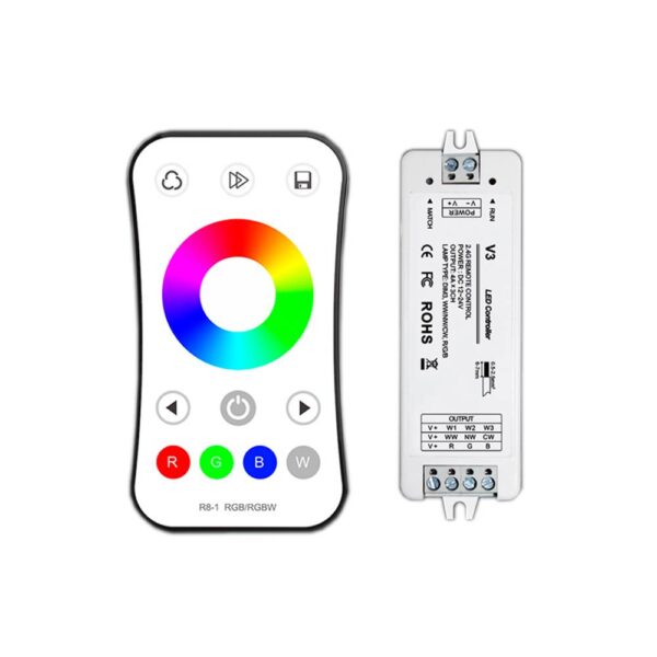 Set de telecomandă Led RGB DIMMING RF 2.4G 3CH 3*4A V3