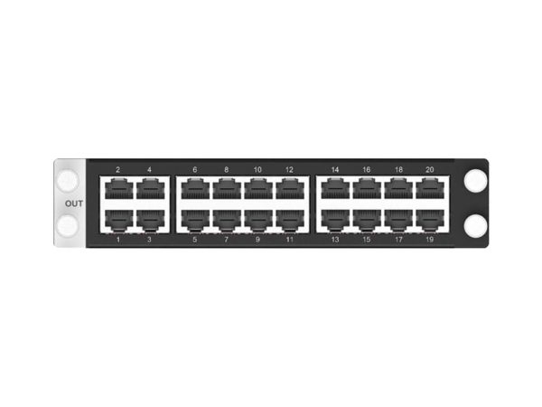 H_20xRJ45 card de trimitere