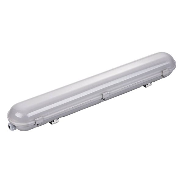 LAMPARA Led IMPERMEABILĂ IP65 120CM 40W 100Lm/W 6000K – CLIPSE INOX CU CONECTOR PRESUPTURĂ CABLURI