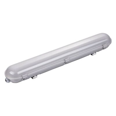 LAMPAR Led IMPERMEABIL IP65 150CM 55W 100Lm/W SENSOR 4500K - CLIPSE INOX CU CONECTOR PRESUPTURĂ CABLURI