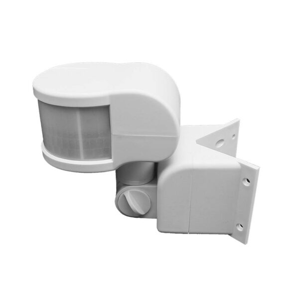 SENSOR DE MIȘCARE PIR IP44 AC220-240V D:16m 300° Lux:10-2000