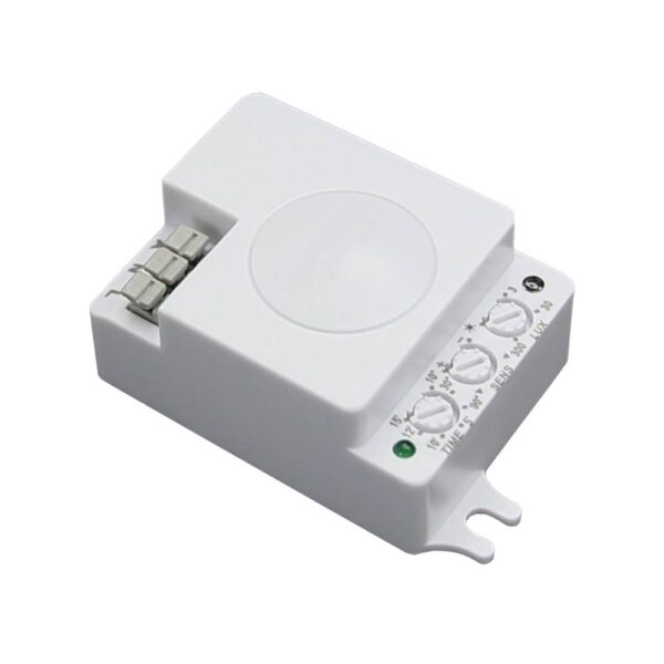 SENSOR CU MICROUNDE IP20 AC220-240V 5,8 Ghz D:3-10m 180°/300° Lux:10-2000