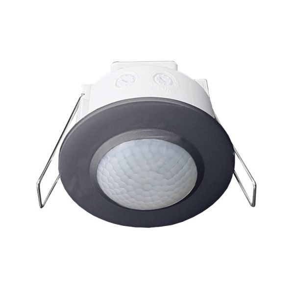 SENSOR DE MIȘCARE PIR IP20 AC220-240V D:6m 360° Lux:10-2000